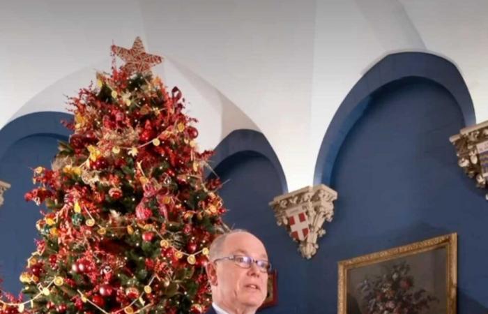 Charlene, Jacques and Gabriella of Monaco join Prince Albert II to conclude his 2025 New Year speech