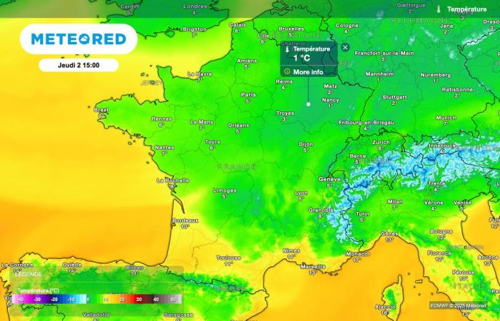 Sharp drop in temperatures over the next few hours! All of France concerned? Towards a very cold weekend?