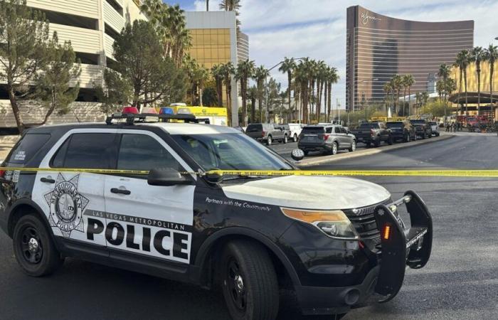 One dead after vehicle explodes outside Las Vegas hotel