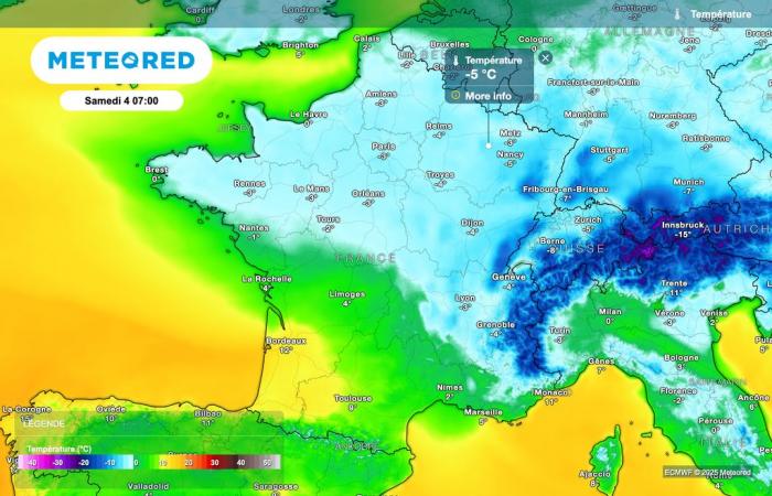 Sharp drop in temperatures over the next few hours! All of France concerned? Towards a very cold weekend?