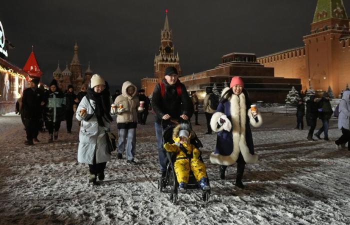 In Moscow, residents call for “peace” in Ukraine in 2025