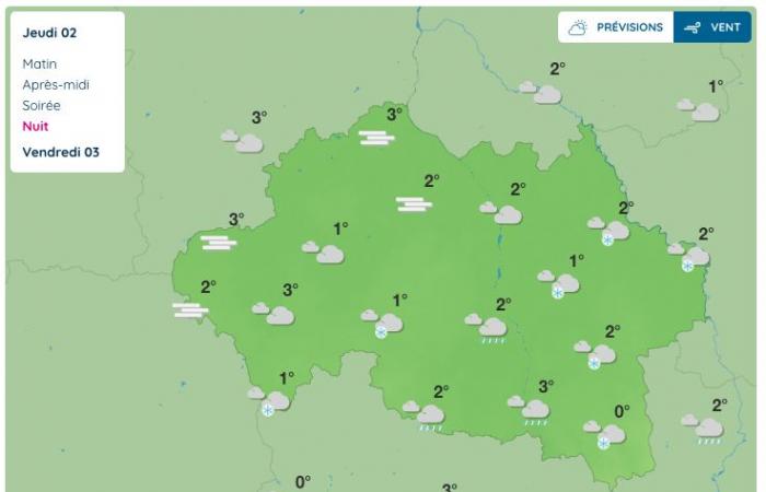 Allier (Weather) – What will the weather be like on Thursday January 2?