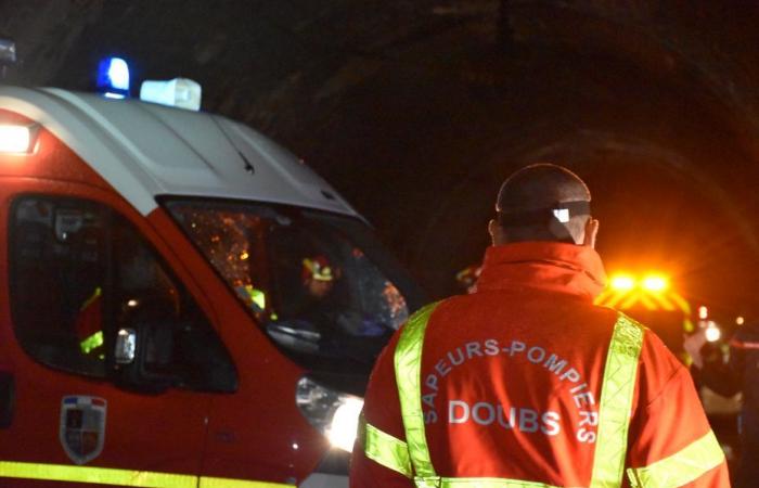 the car leaves the road on New Year's Eve