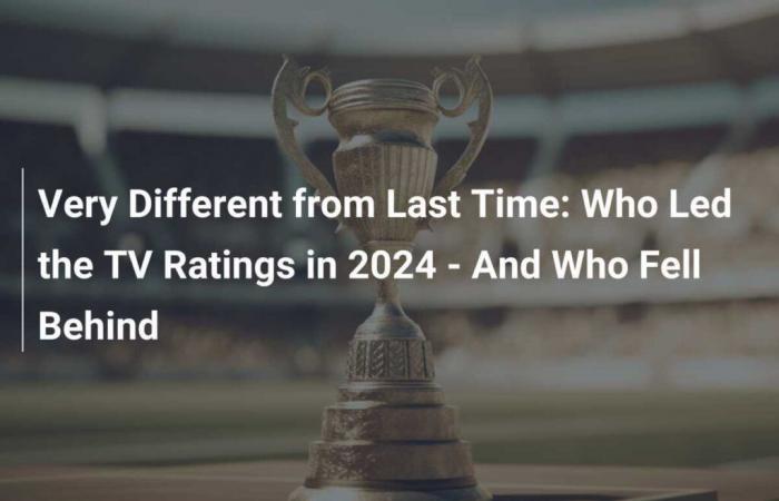 Very different from last time: Who dominated TV audiences in 2024 – And who stayed behind