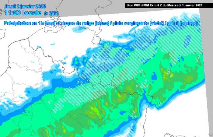 sustained wind, rain and snow on the program – Météo Lor'