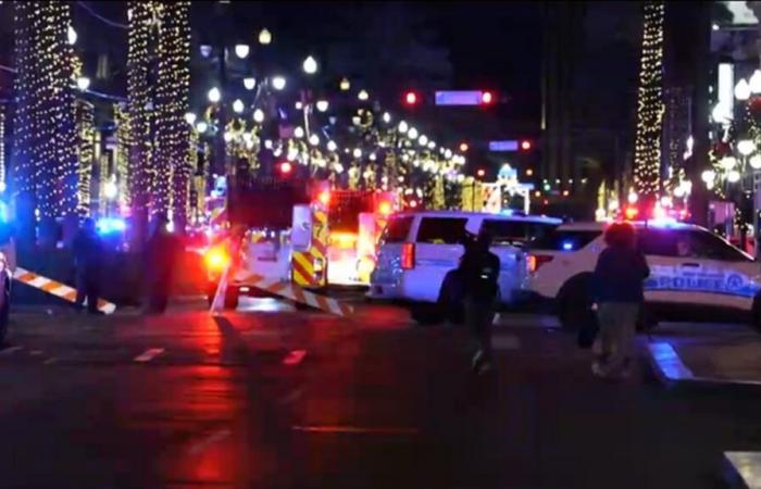 Ten dead and dozens injured after driver plows car into crowd on Bourbon Street