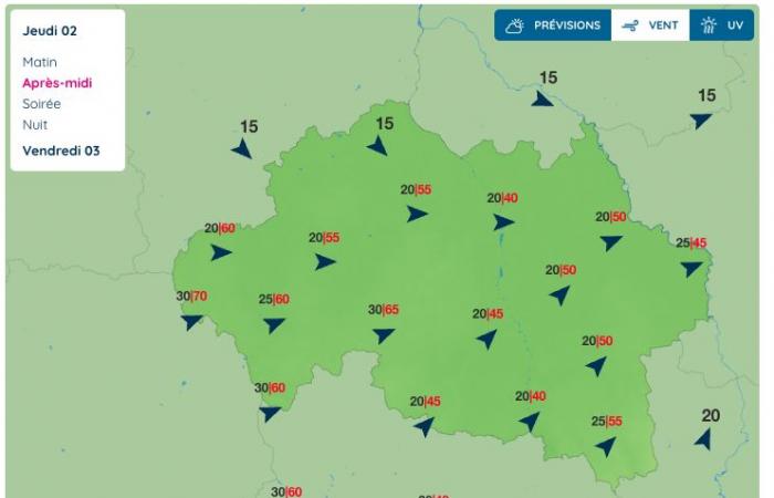 Allier (Weather) – What will the weather be like on Thursday January 2?