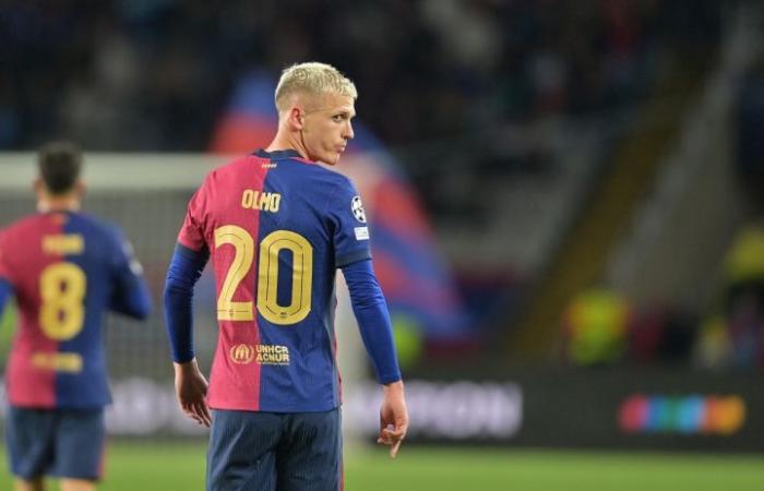 La Liga removes Dani Olmo from the FC Barcelona squad registered in the league