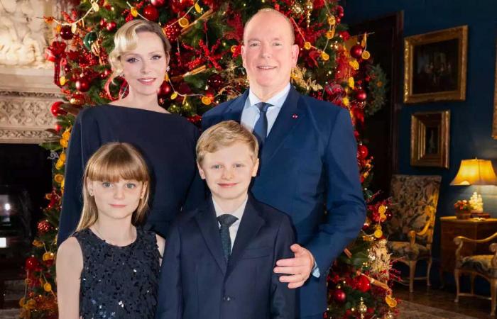 Charlene, Jacques and Gabriella of Monaco join Prince Albert II to conclude his 2025 New Year speech