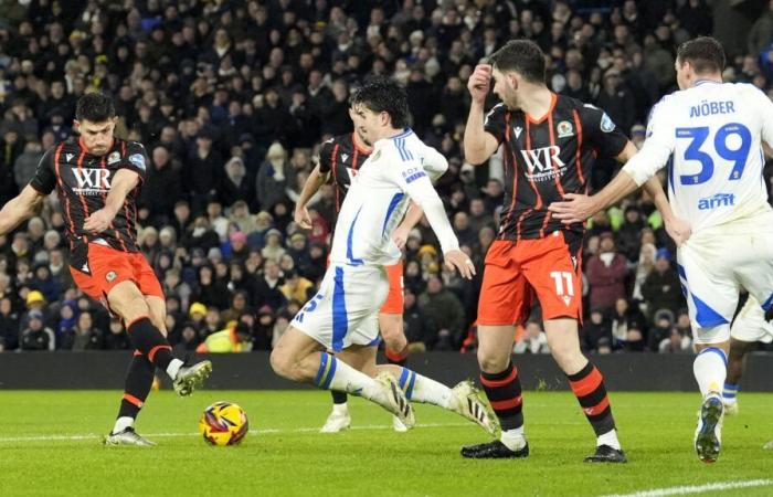 Leeds winning home run ended by Blackburn and Danny Batth