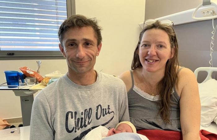 Gaïa, first baby of the year in Charente, was born at Cognac hospital