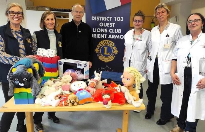 Therapeutic equipment given to the Scorff hospital in Lorient