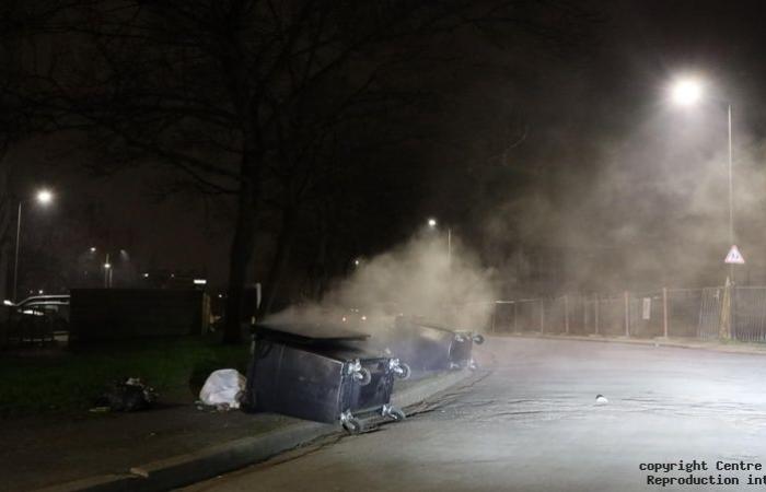 fireworks and trash cans in the Crown