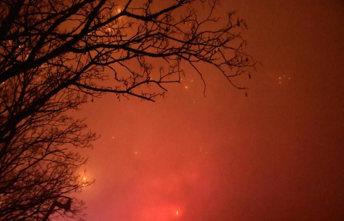 Relive the return of the fireworks on December 31 in Bourges in photos and videos