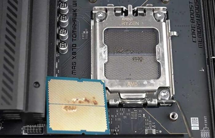 Autopsy of the burned AMD Ryzen 7 9800X3D: we have the culprit!