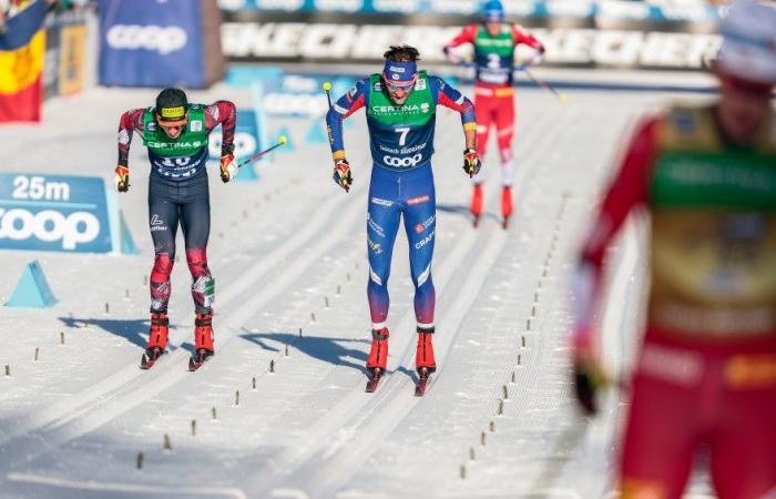 Cross-country skiing | Toblach: Hugo Lapalus at the foot of the podium after a crazy race in the classic pursuit of the Tour de Ski | Nordic Mag | No. 1 Biathlon