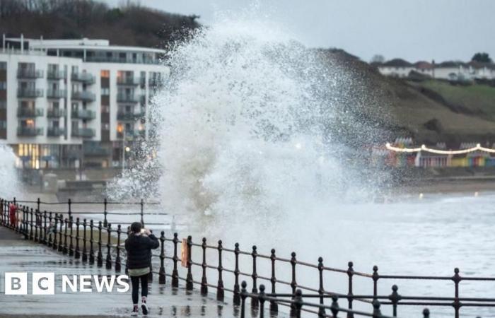 Wind, rain and flood warnings across much of UK