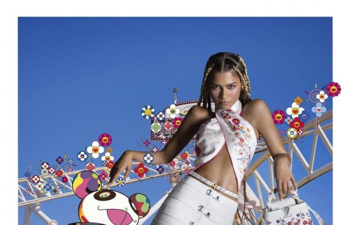 Louis Vuitton renews its collaboration with Murakami, starring Zendaya