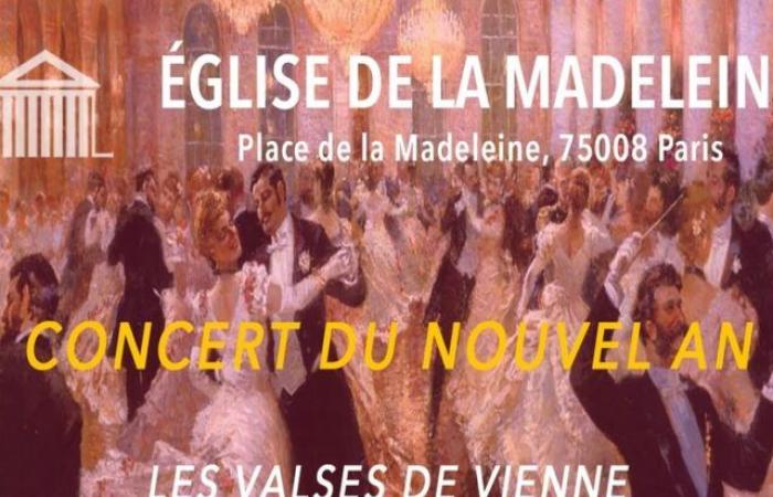 New Year’s Concert – The Waltzes of Johann Strauss Church of La Madeleine Paris Wednesday January 1, 2025