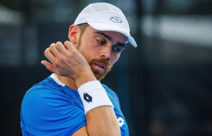 for his return to school, Marseillais Benjamin Bonzi stopped in the 2nd round in Brisbane