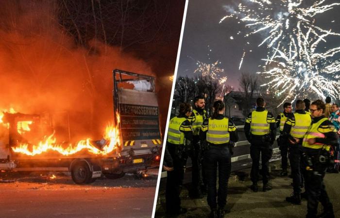 oliebollen, fireworks, car fires and arrests