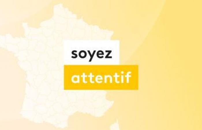 Yellow alerts in 27 departments planned by Météo-France this Wednesday, January 1