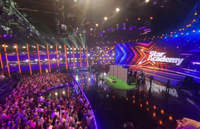 Star Academy fans, Frédéric and Amandine attended the show's premiere