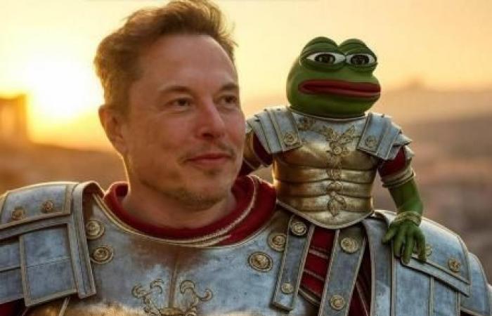 This is the token address for Elon Musk’s Kekius Maximus meme crypto coin