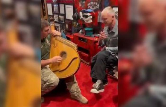 VIDEO. Sting’s moving duet with a Ukrainian soldier on his hit “Shape of My Heart”