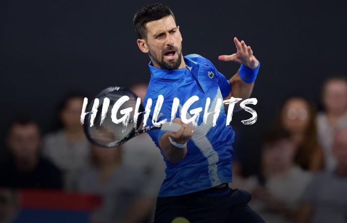 ATP Brisbane – Pleasure and rise in power: Novak Djokovic, smile and head in Melbourne