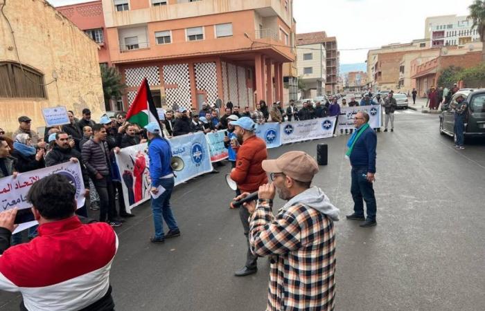 Berkane…a protest against the regional health delegate