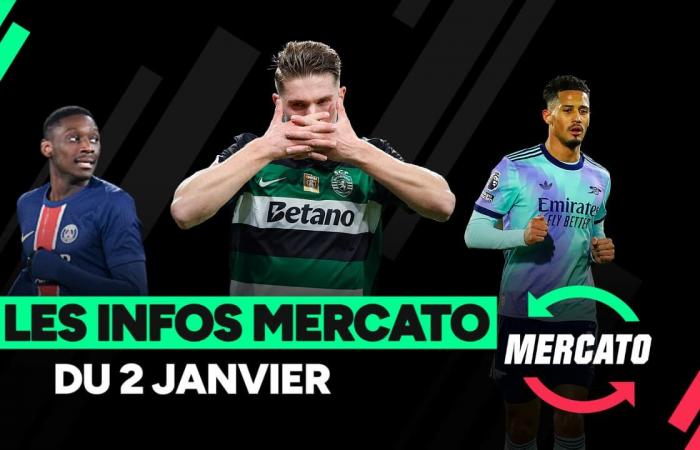 Kolo Muani, Saliba, Yökeres… Les infos mercato du 2 janvier