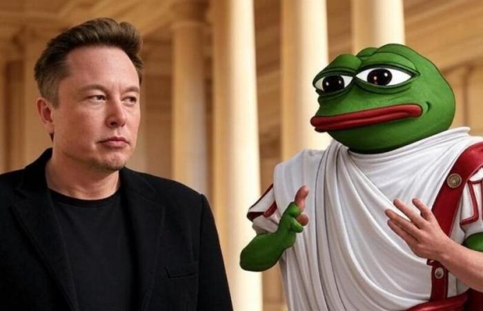 This is the token address for Elon Musk’s Kekius Maximus meme crypto coin