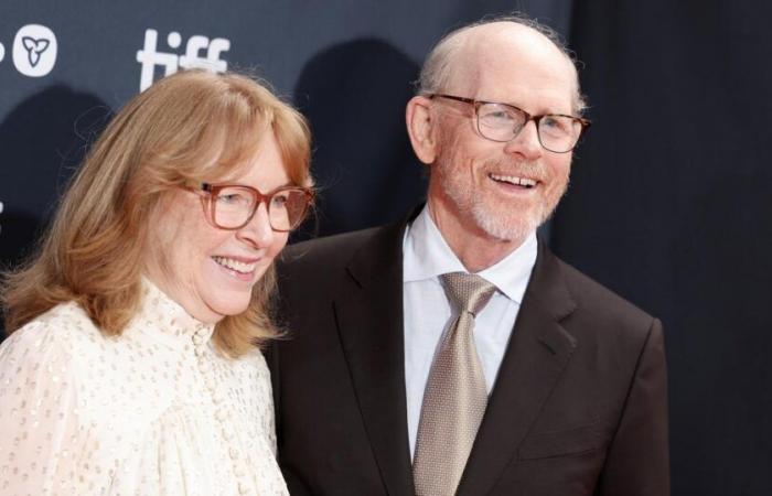 Director Ron Howard shares video of his wife Cheryl suddenly setting his hair on fire while blowing out his candles