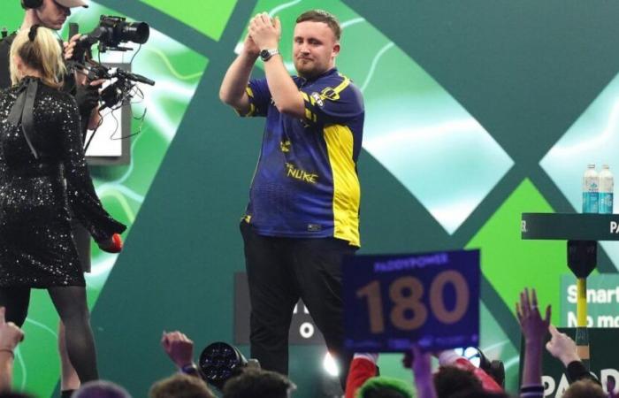 Luke Littler’s World Darts Championship semi-final time