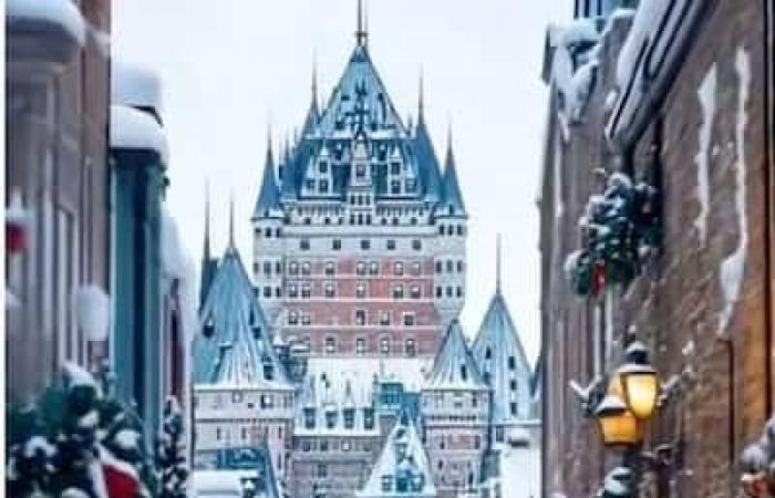 [À VOIR] Two Châteaux Frontenac, huge fir trees everywhere: a fake video of Old Quebec seen millions of times