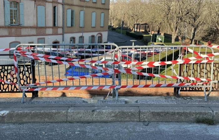 “The miracles of the New Year”: a car smashes the railings of the Pont Vieux and ends up on the roof after a spectacular fall