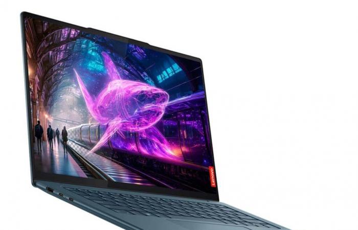 With its blue color and its premium configuration, this Lenovo Yoga Pro 7 14AHP9 (83E3000CFR) is an excellent alternative to the Macbook Air! –LaptopSpirit