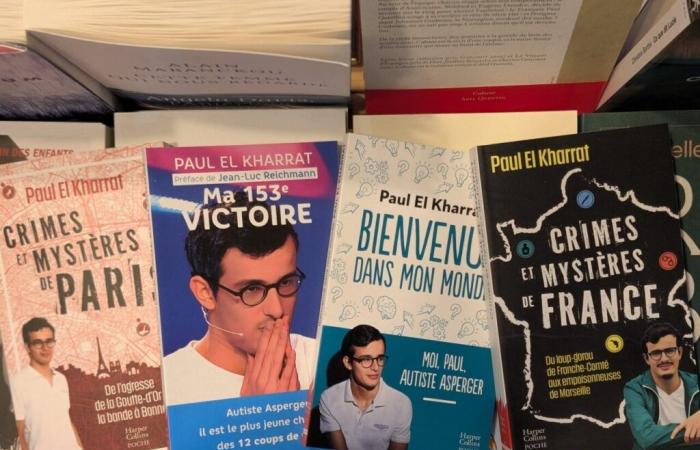 Paul, champion of the show “Les 12 coups de midi”, present at the Aumale Book Fair 2025