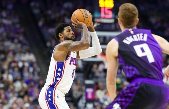 The Sixers spoil the game against the Kings and spoil Paul George’s performance