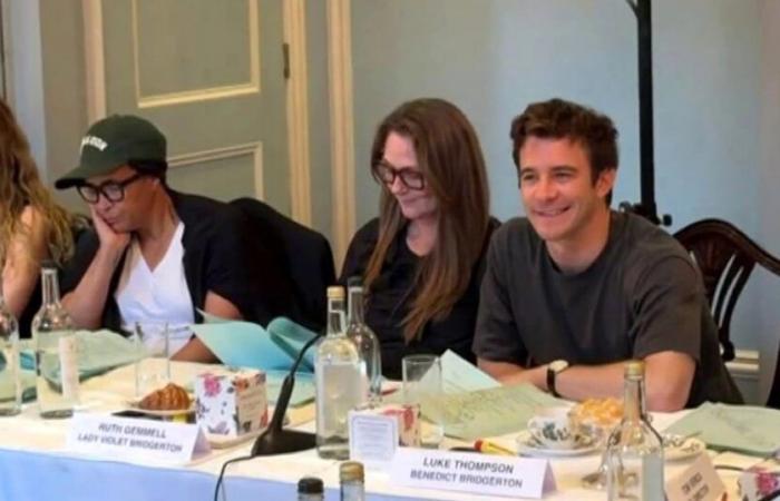 Netflix drops pics of ‘Bridgerton’ Season 4 table read