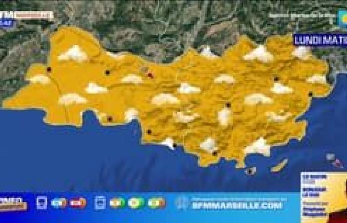 cloudy morning with sunny spells in the afternoon