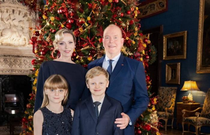 Prince Albert II pronounces his 2025 wishes, accompanied by the Princely Twins