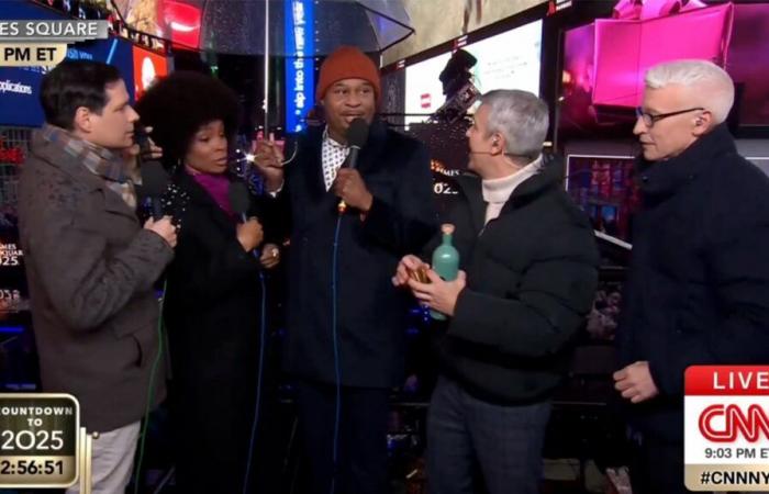 Comedian roasts CNN over Don Lemon firing when offered a New Year’s Eve shot