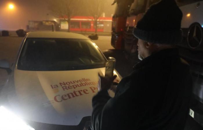 New Year's Eve with truck drivers in Payré in Vienne: the parking lot of the forgotten