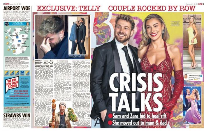 Sam Thompson was pictured in tears amid ‘crisis talks with Zara’ SIX months ago – and comforted by Pete Wicks