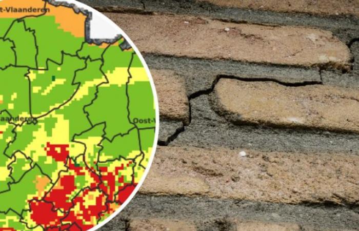 New map shows: one Ghent region is at risk of subsidence of houses (Ghent)