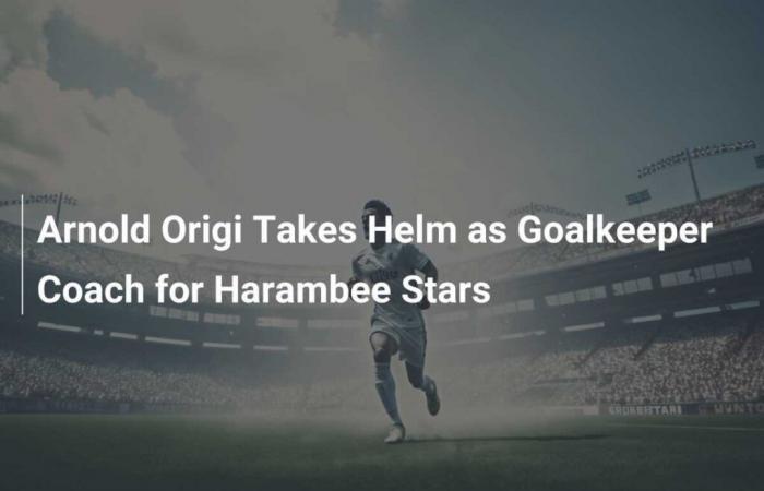 Arnold Origi takes charge as Harambee Stars goalkeeping coach