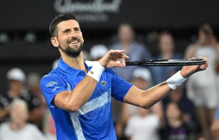 Novak boosted by family at his side