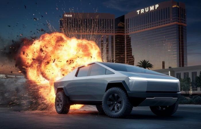 Deadly Tesla Cybertruck Explosion Outside Trump Hotel